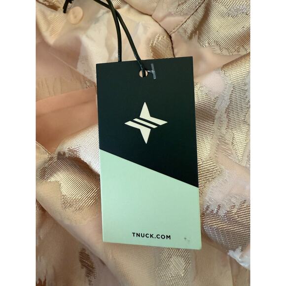 Tuckernuck Champagne Fil Coupe Palmerston Ruffle Collar Ivory Dress  Size XL - Picture 12 of 16